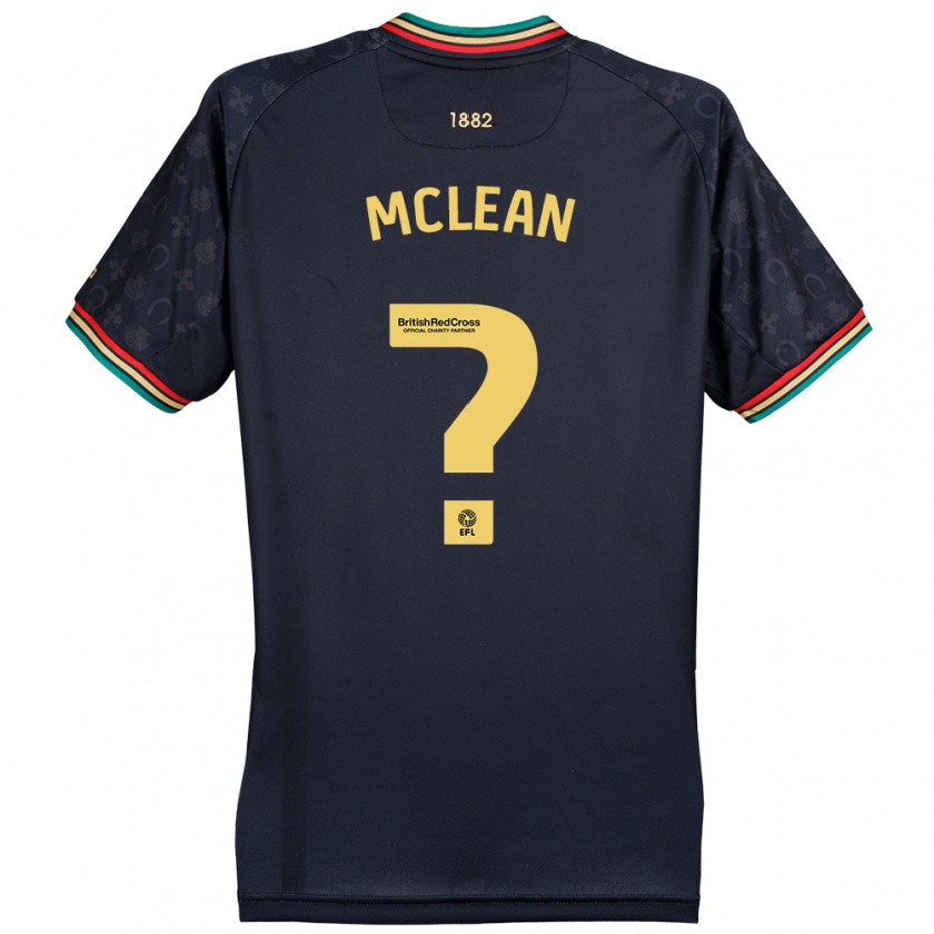 Kandiny Kinder Mason Mclean #0 Dunkelmarineblau Auswärtstrikot Trikot 2024/25 T-Shirt Österreich