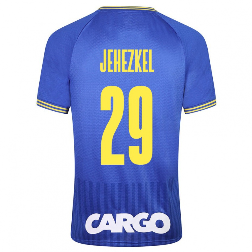 Kandiny Kinderen Sagiv Jehezkel #29 Wit Uitshirt Uittenue 2024/25 T-Shirt