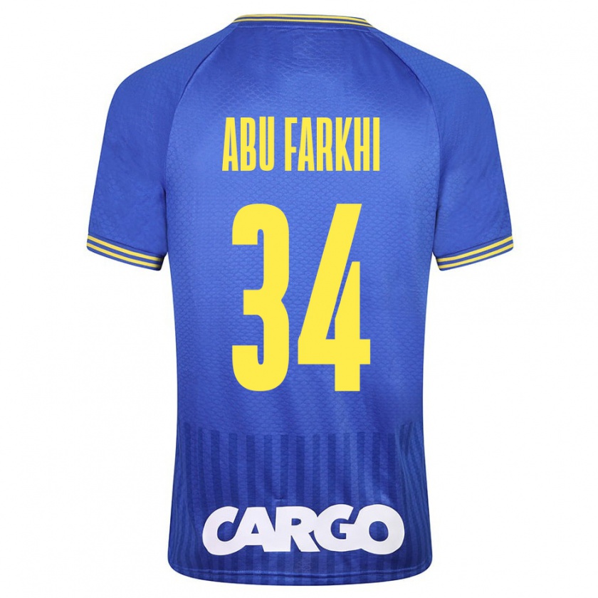 Kandiny Bambino Maglia Sayed Abu Farkhi #34 Bianco Kit Gara Away 2024/25 Maglietta