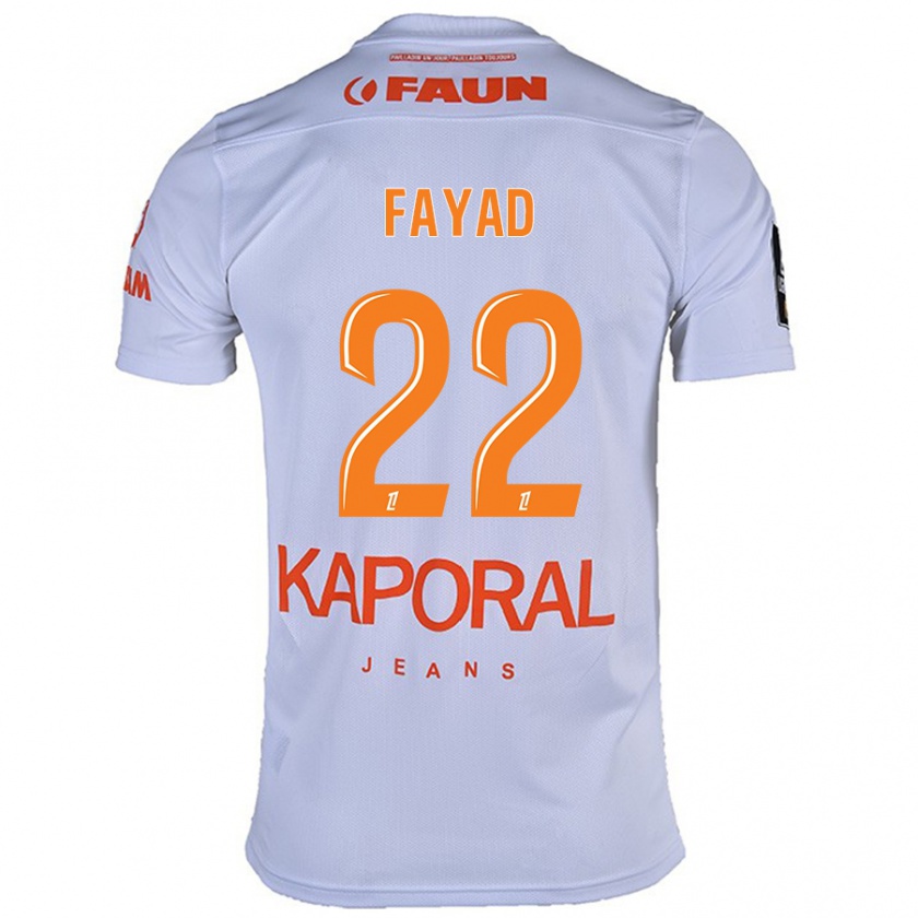 Kandiny Kinderen Khalil Fayad #22 Wit Uitshirt Uittenue 2024/25 T-Shirt