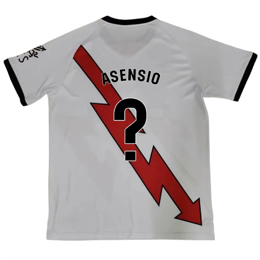 Kandiny Niño Camiseta Santi Asensio #0 Rojo 2ª Equipación 2024/25 La Camisa