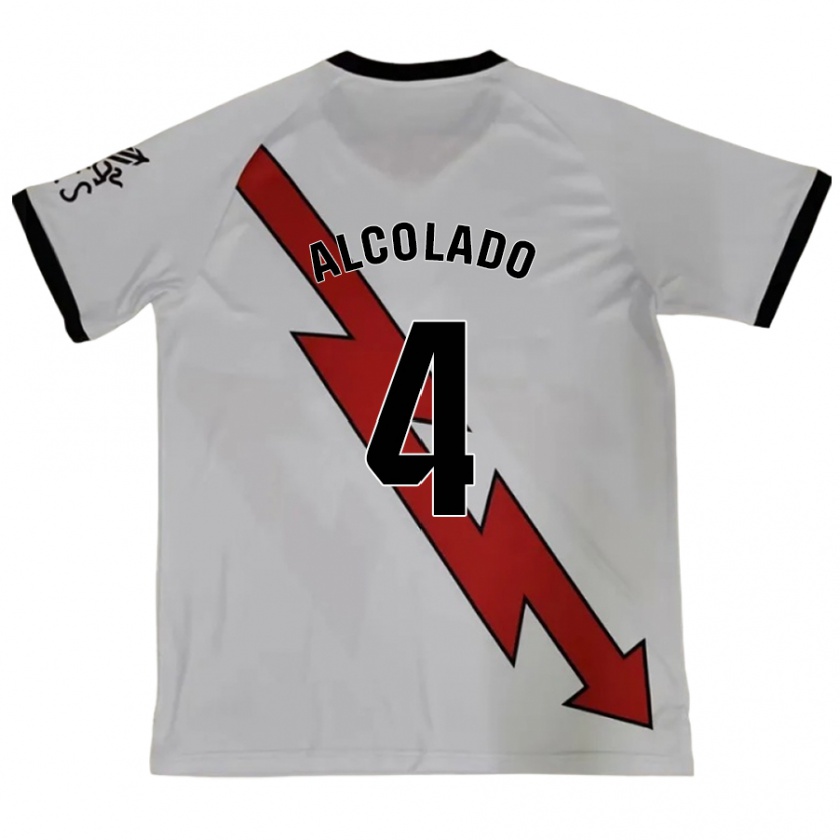 Kandiny Kinder Jaime Alcolado #4 Rot Auswärtstrikot Trikot 2024/25 T-Shirt Österreich