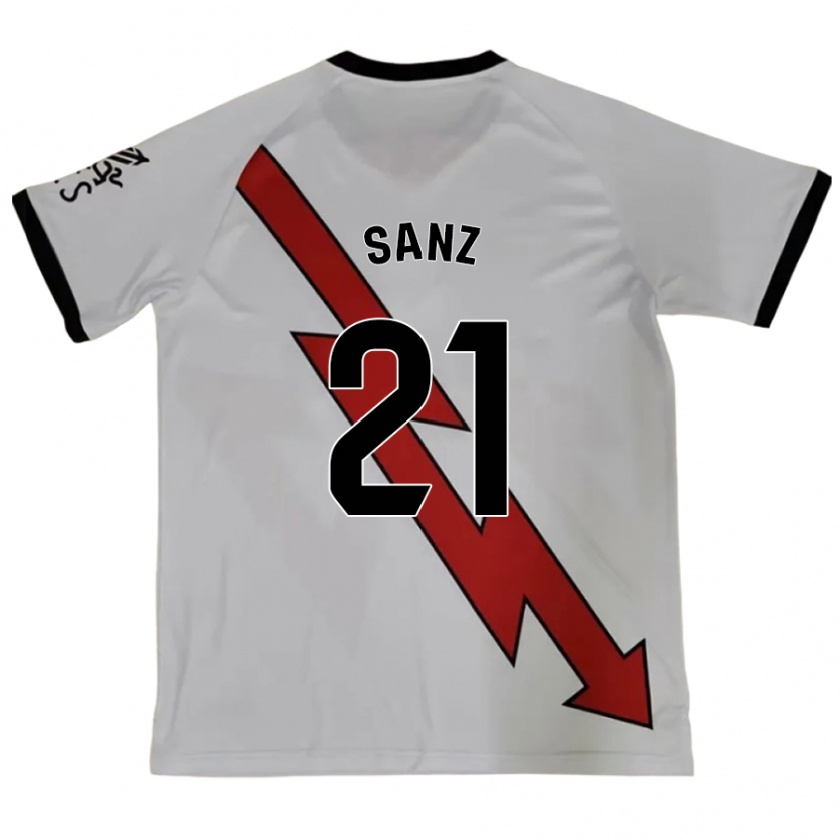 Kandiny Kinderen Luismi Sanz #21 Rood Uitshirt Uittenue 2024/25 T-Shirt