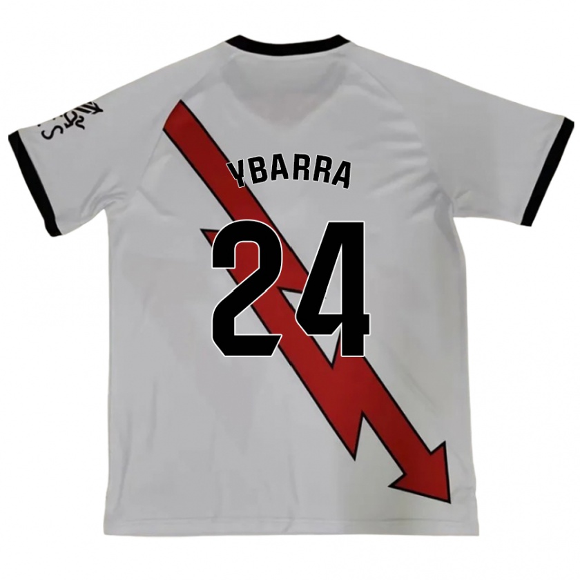 Kandiny Kinderen Juan Ybarra #24 Rood Uitshirt Uittenue 2024/25 T-Shirt