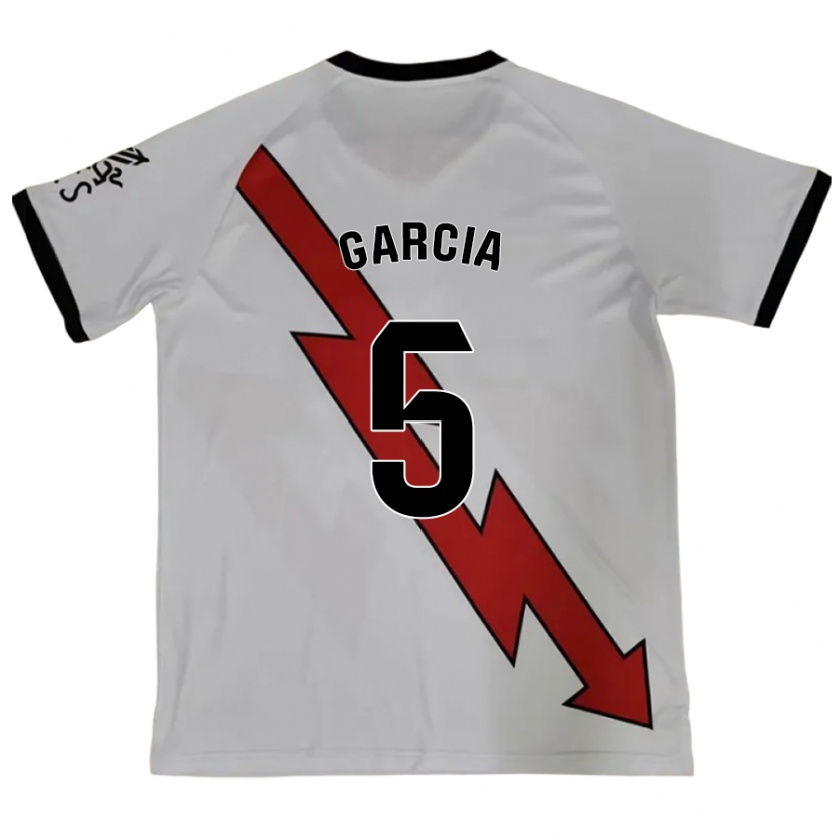 Kandiny Bambino Maglia Miguel García #5 Rosso Kit Gara Away 2024/25 Maglietta