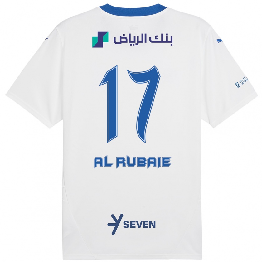 Kandiny Kinder Mohammed Al-Rubaie #17 Weiß Blau Auswärtstrikot Trikot 2024/25 T-Shirt Österreich