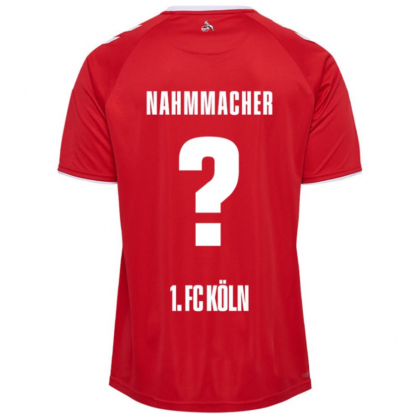 Kandiny Niño Camiseta Emil Nahmmacher #0 Rojo Blanco 2ª Equipación 2024/25 La Camisa