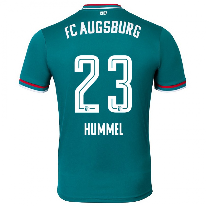 KandinyキッズNiklas Hummel#23ダークグリーンアウェイシャツ2024/25ジャージーユニフォーム