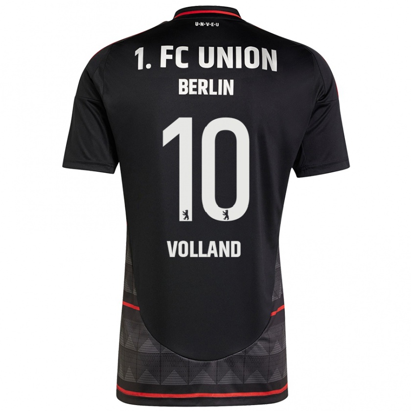 Kandiny Niño Camiseta Kevin Volland #10 Negro 2ª Equipación 2024/25 La Camisa