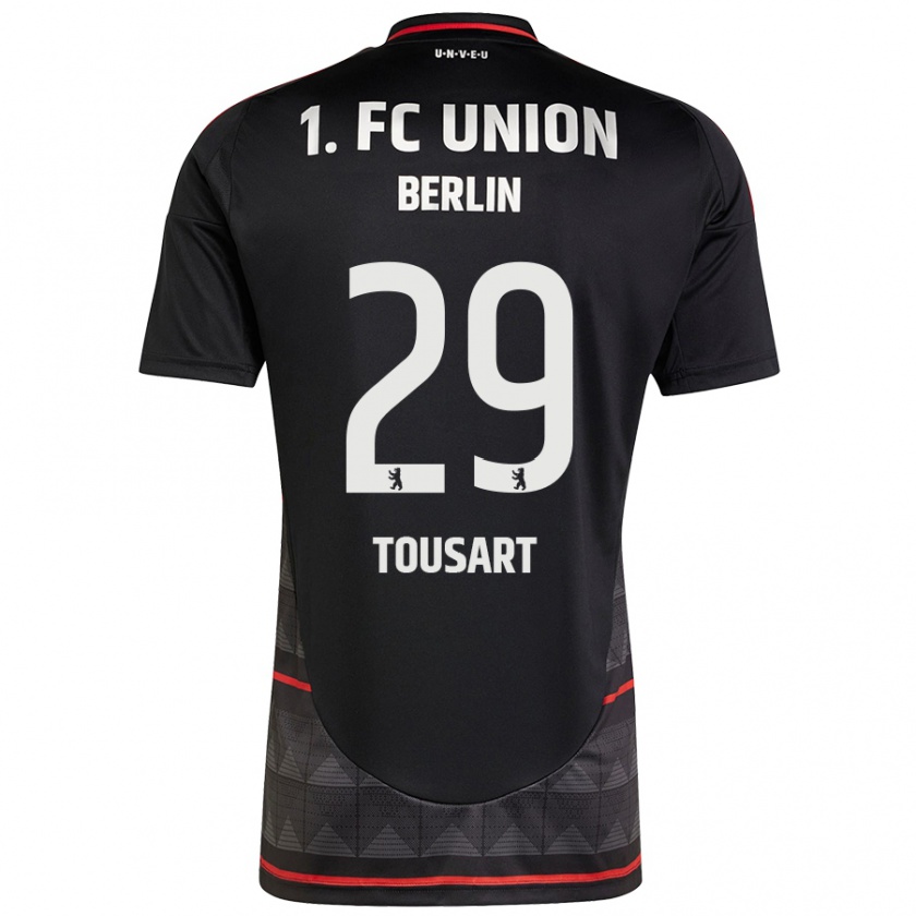 Kandiny Bambino Maglia Lucas Tousart #29 Nero Kit Gara Away 2024/25 Maglietta