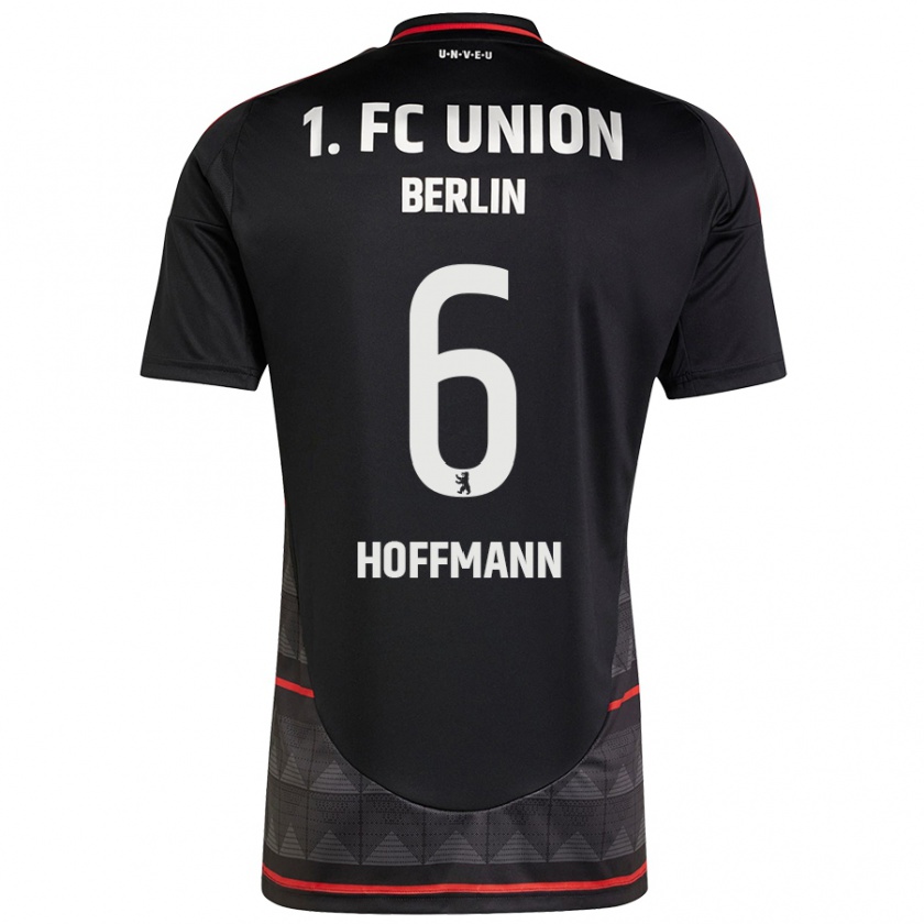 Kandiny Bambino Maglia Finn Hoffmann #6 Nero Kit Gara Away 2024/25 Maglietta