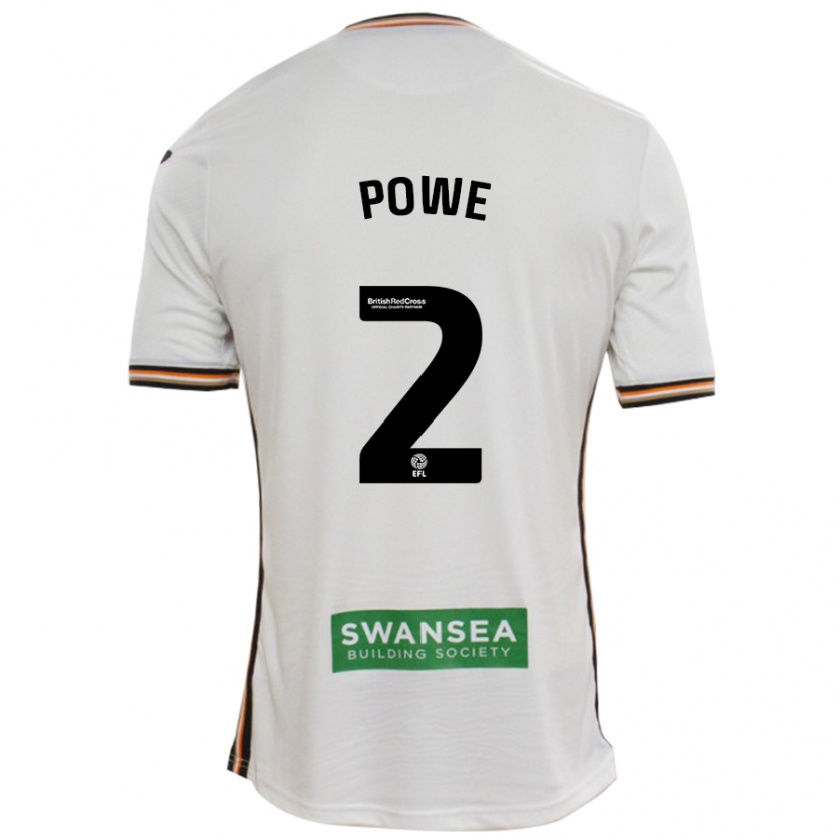 Kandiny Hombre Camiseta Alicia Powe #2 Blanco 1ª Equipación 2024/25 La Camisa México