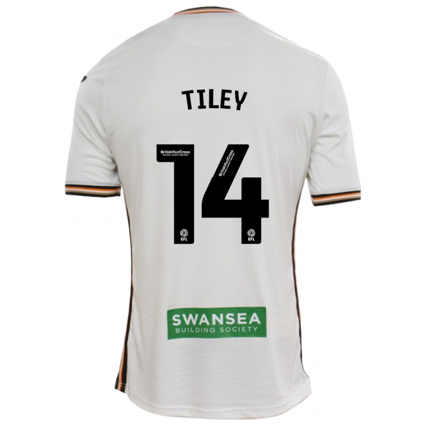 Kandiny Uomo Maglia Chloe Tiley #14 Bianco Kit Gara Home 2024/25 Maglietta