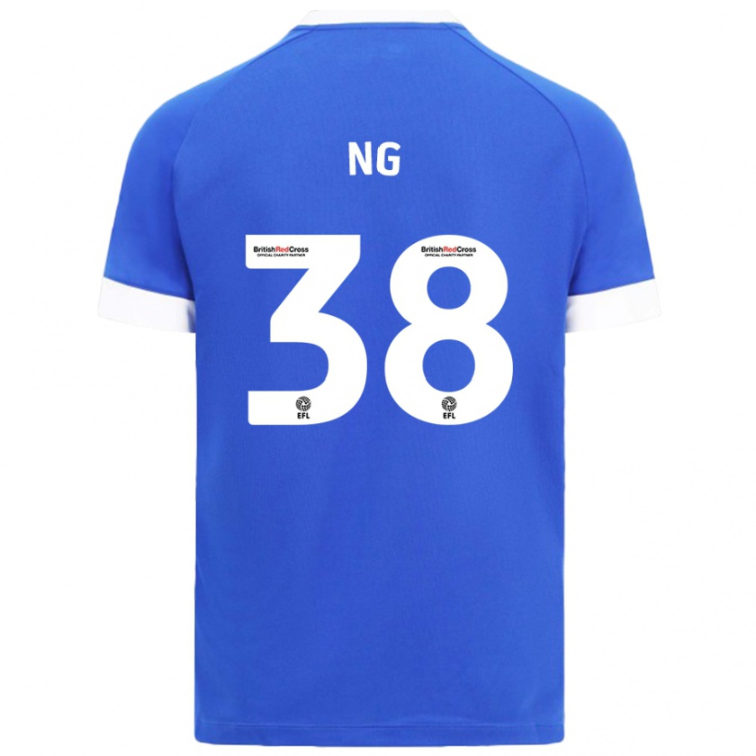 Kandiny Uomo Maglia Perry Ng #38 Azzurro Kit Gara Home 2024/25 Maglietta