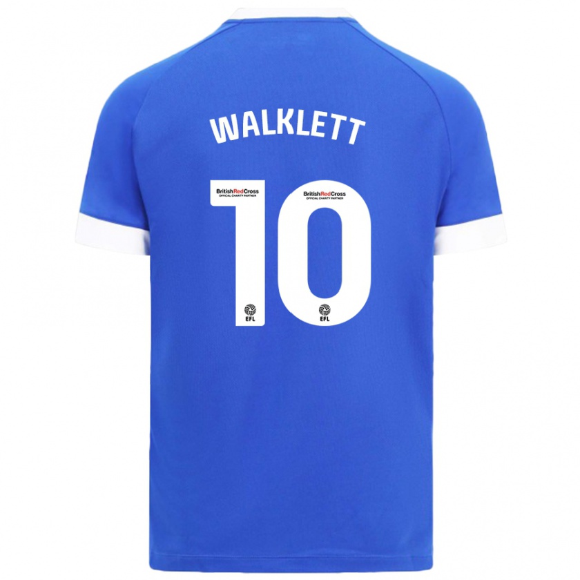 Kandiny Heren Kerry Walklett #10 Hemelsblauw Thuisshirt Thuistenue 2024/25 T-Shirt