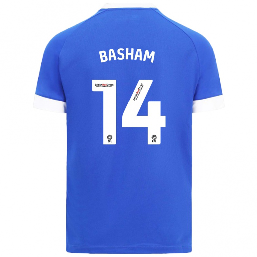 Kandiny Herren Olivia Basham #14 Himmelblau Heimtrikot Trikot 2024/25 T-Shirt Österreich