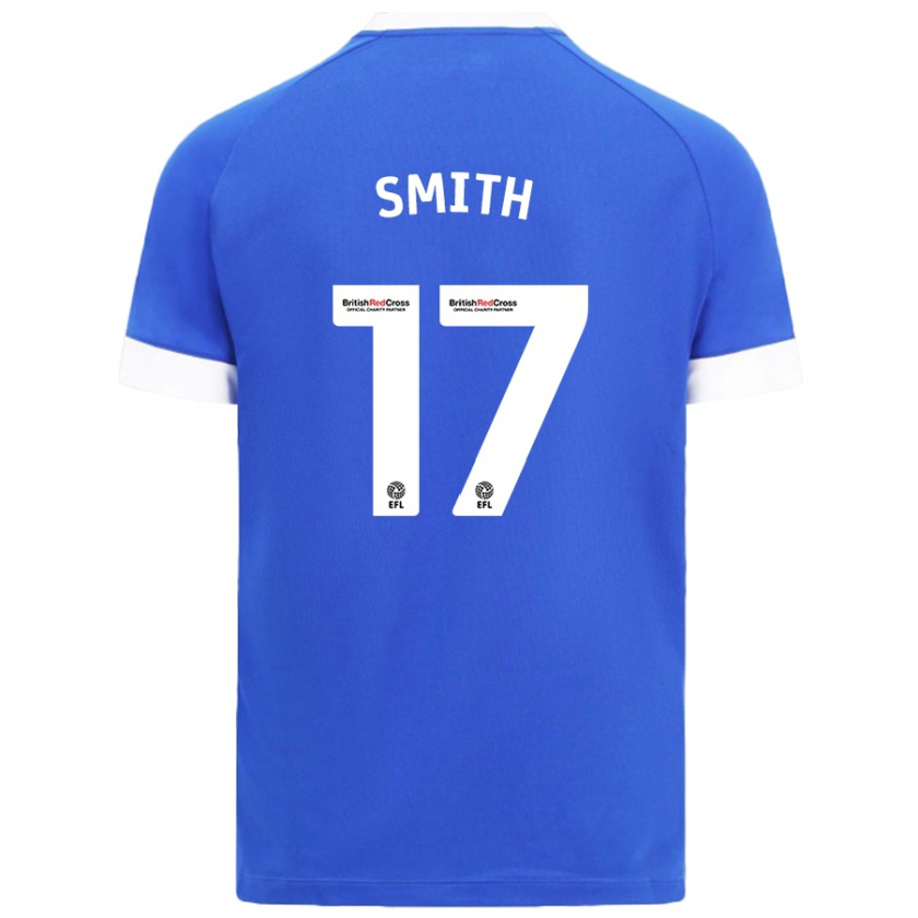 Kandiny Uomo Maglia Hollie Smith #17 Azzurro Kit Gara Home 2024/25 Maglietta