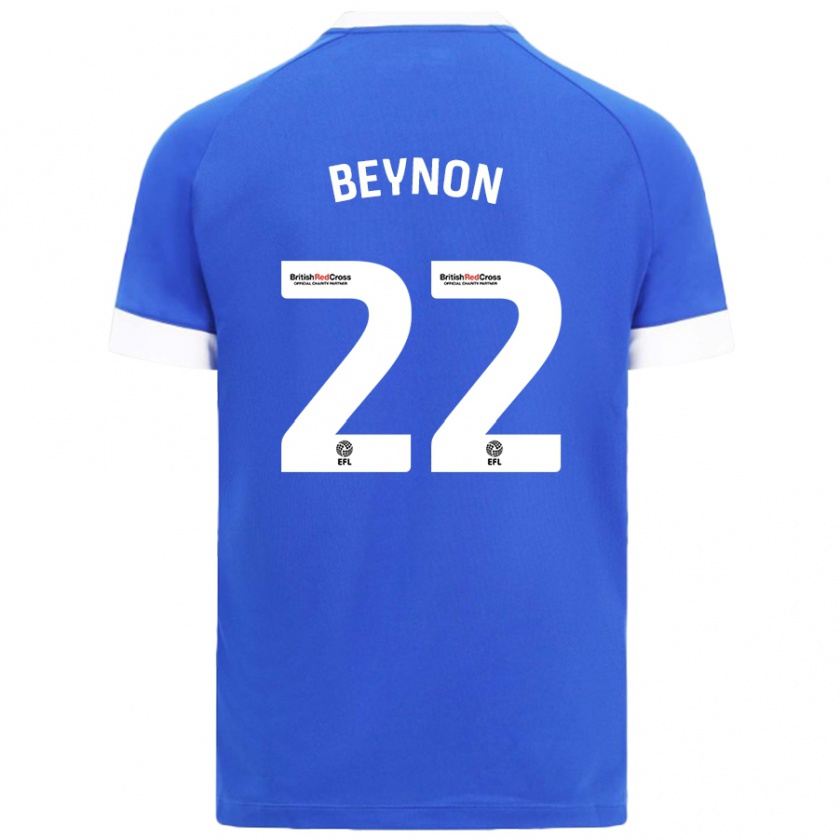 Kandiny Herren Emma Beynon #22 Himmelblau Heimtrikot Trikot 2024/25 T-Shirt Österreich