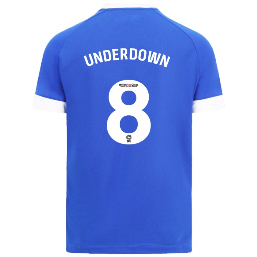 Kandiny Herren Kanisha Underdown #8 Himmelblau Heimtrikot Trikot 2024/25 T-Shirt Österreich