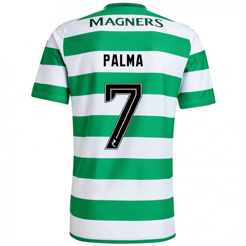 Kandiny Heren Luis Palma #7 Groen Wit Thuisshirt Thuistenue 2024/25 T-Shirt