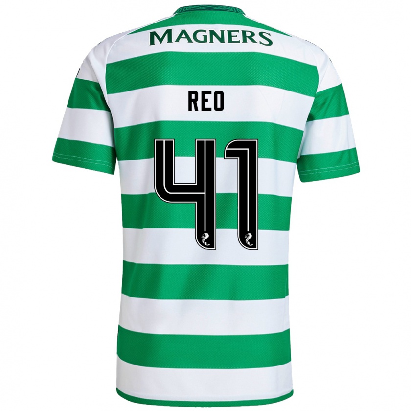 Kandiny Uomo Maglia Reo Hatate #41 Verde Bianco Kit Gara Home 2024/25 Maglietta