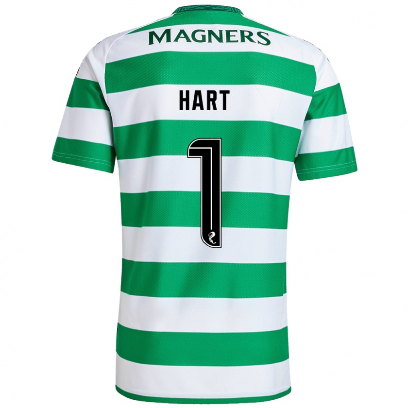 Kandiny Hombre Camiseta Joe Hart #1 Verde Blanco 1ª Equipación 2024/25 La Camisa México