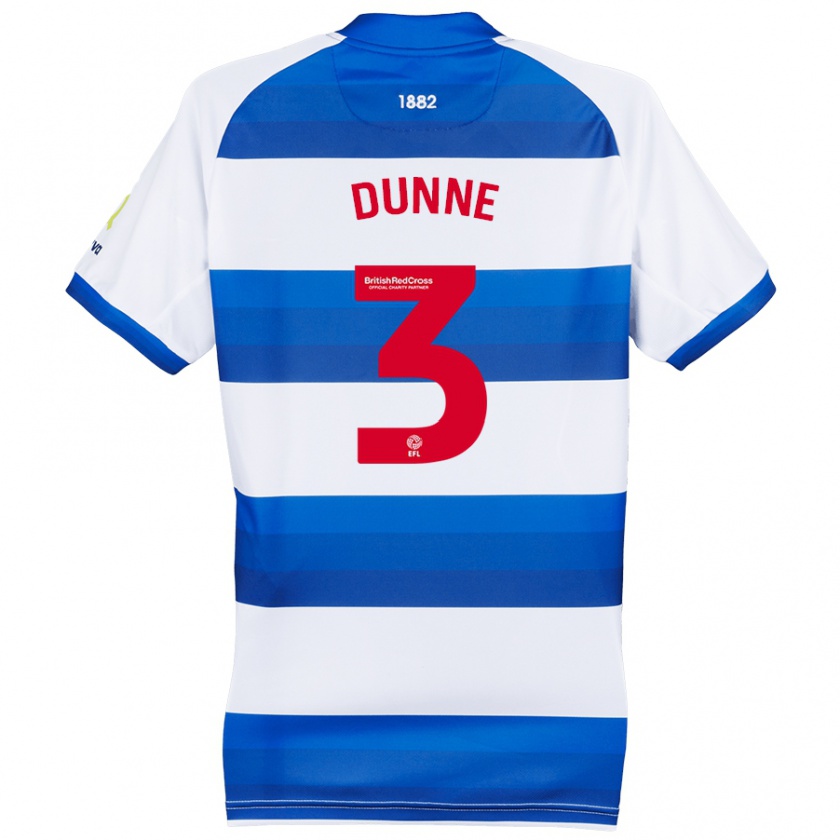 Kandiny Uomo Maglia Jimmy Dunne #3 Bianco Blu Kit Gara Home 2024/25 Maglietta