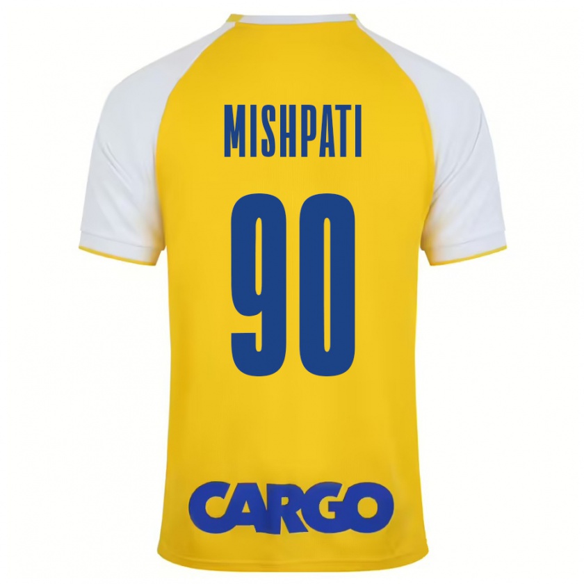 Kandiny Uomo Maglia Roi Mishpati #90 Giallo Bianco Kit Gara Home 2024/25 Maglietta