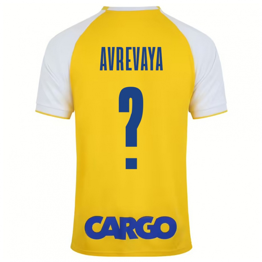 Kandiny Uomo Maglia Liroy Avrevaya #0 Giallo Bianco Kit Gara Home 2024/25 Maglietta