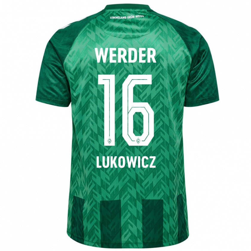 Kandiny Heren Maik Lukowicz #16 Groen Thuisshirt Thuistenue 2024/25 T-Shirt