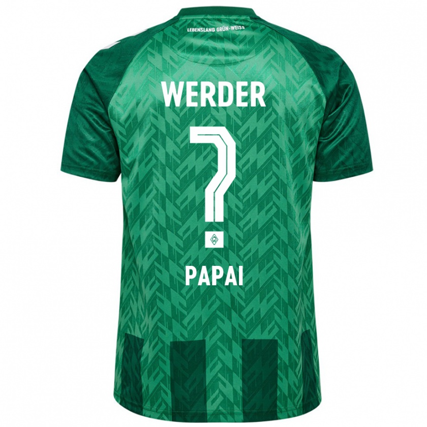 Kandiny Uomo Maglia Emőke Pápai #0 Verde Kit Gara Home 2024/25 Maglietta