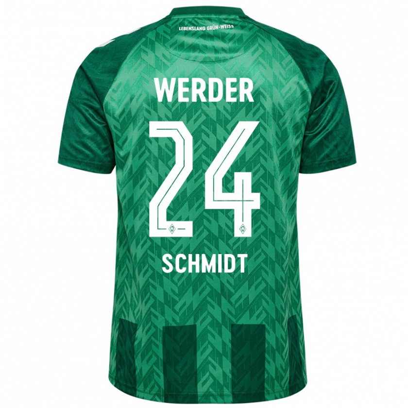 Kandiny Heren Lara Schmidt #24 Groen Thuisshirt Thuistenue 2024/25 T-Shirt