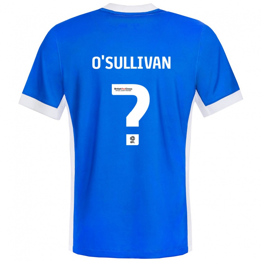 Kandiny Heren William O'sullivan #0 Blauw Wit Thuisshirt Thuistenue 2024/25 T-Shirt