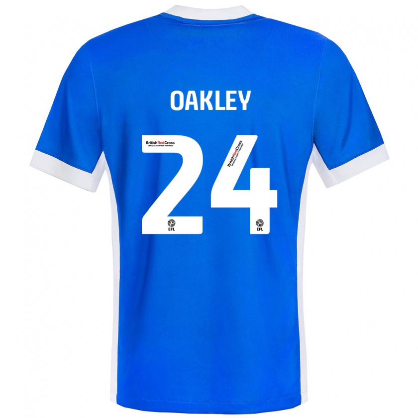 Kandiny Heren Marcel Oakley #24 Blauw Wit Thuisshirt Thuistenue 2024/25 T-Shirt België