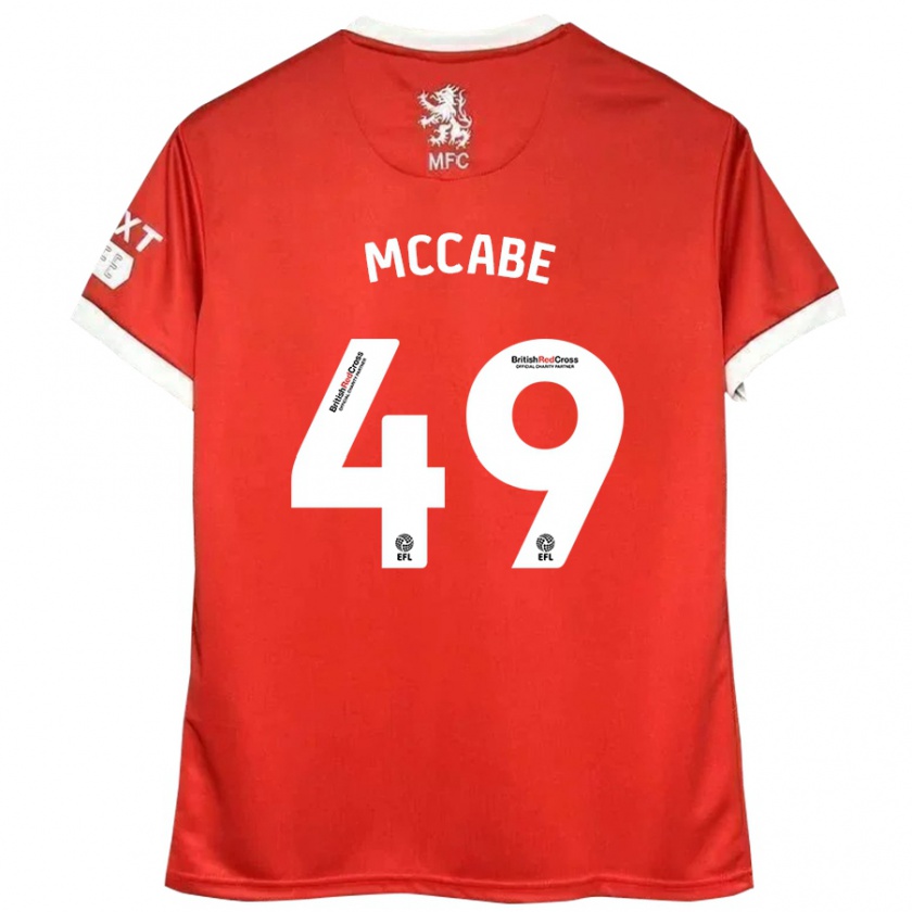 Kandiny Herren Law Mccabe #49 Rot Weiß Heimtrikot Trikot 2024/25 T-Shirt Österreich