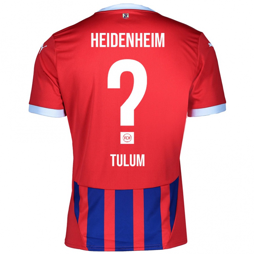 Kandiny Heren Melih Tulum #0 Rood Blauw Thuisshirt Thuistenue 2024/25 T-Shirt België