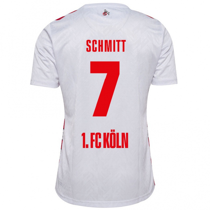 Kandiny Herren Oliver Schmitt #7 Weiß Rot Heimtrikot Trikot 2024/25 T-Shirt Österreich