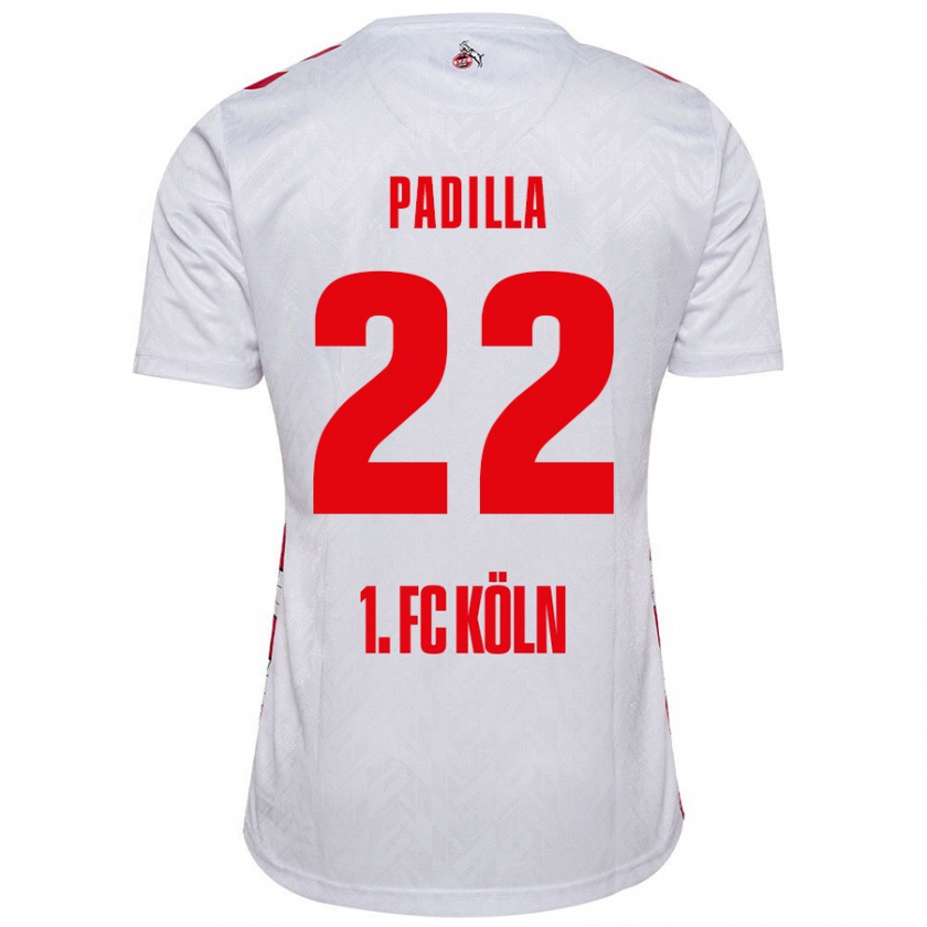 Kandiny Uomo Maglia Natalia Padilla #22 Bianco Rosso Kit Gara Home 2024/25 Maglietta