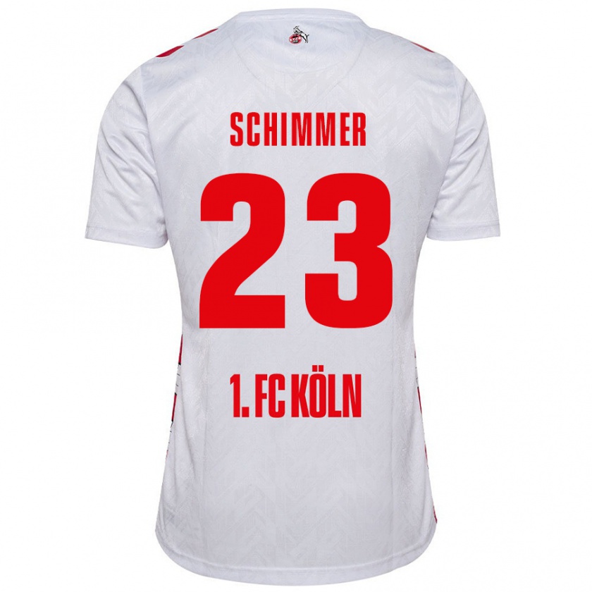 KandinyメンズMarleen Schimmer#23白 赤ホームシャツ2024/25ジャージーユニフォーム