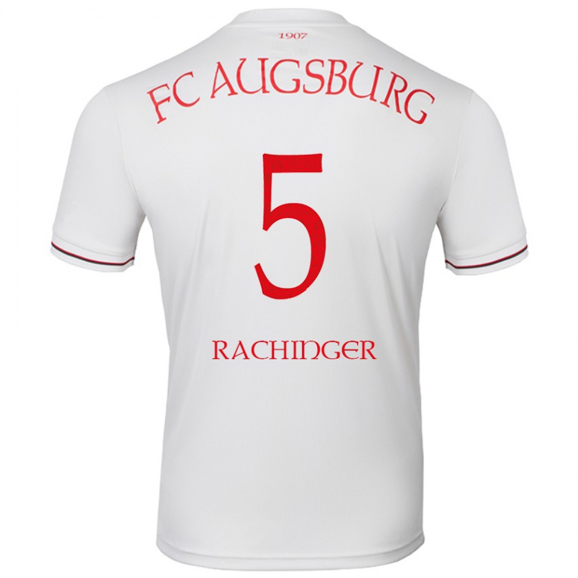 KandinyメンズLorenz Rachinger#5白ホームシャツ2024/25ジャージーユニフォーム