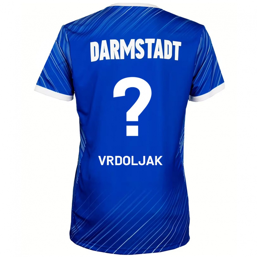 Kandiny Herren Tomislav Vrdoljak #0 Blau Weiß Heimtrikot Trikot 2024/25 T-Shirt Österreich