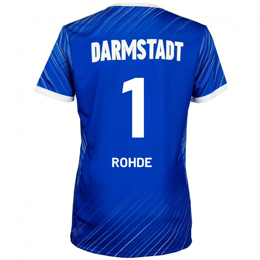 Kandiny Herren Til Rohde #1 Blau Weiß Heimtrikot Trikot 2024/25 T-Shirt Österreich