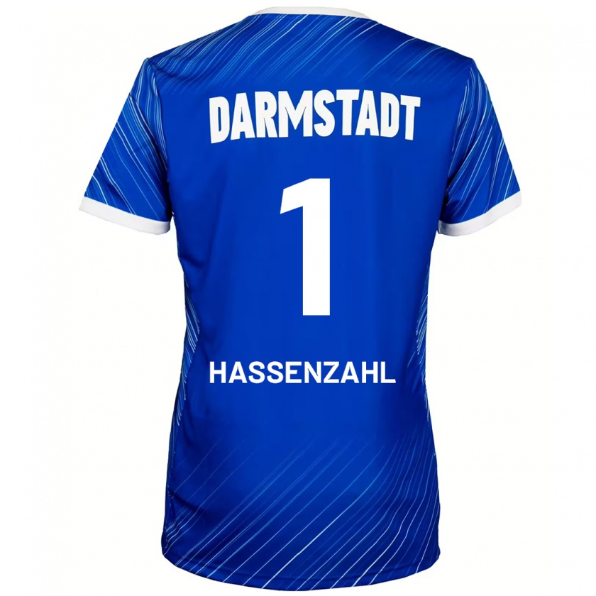 Kandiny Herren Leon Hassenzahl #1 Blau Weiß Heimtrikot Trikot 2024/25 T-Shirt Österreich