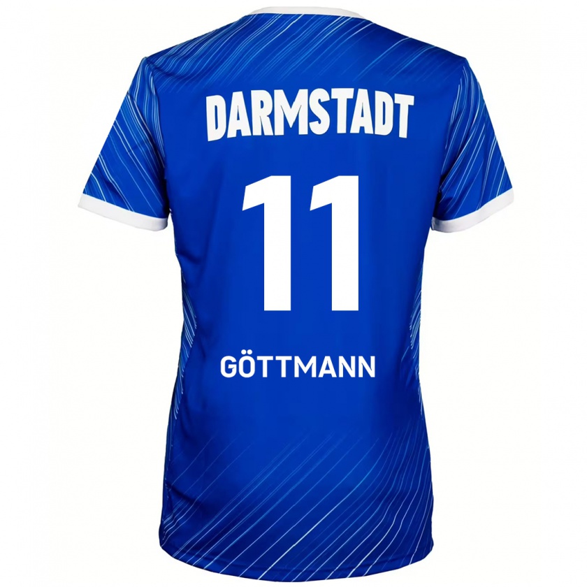 Kandiny Herren Levin Göttmann #11 Blau Weiß Heimtrikot Trikot 2024/25 T-Shirt Österreich