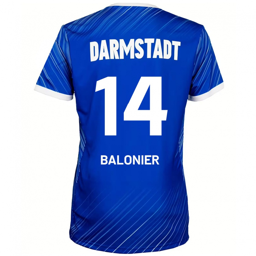 Kandiny Herren Mike Balonier #14 Blau Weiß Heimtrikot Trikot 2024/25 T-Shirt Österreich