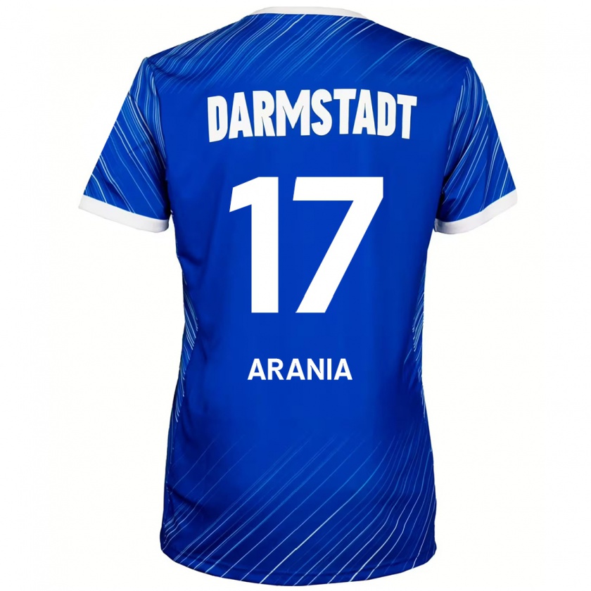 Kandiny Herren Asaf Arania #17 Blau Weiß Heimtrikot Trikot 2024/25 T-Shirt Österreich