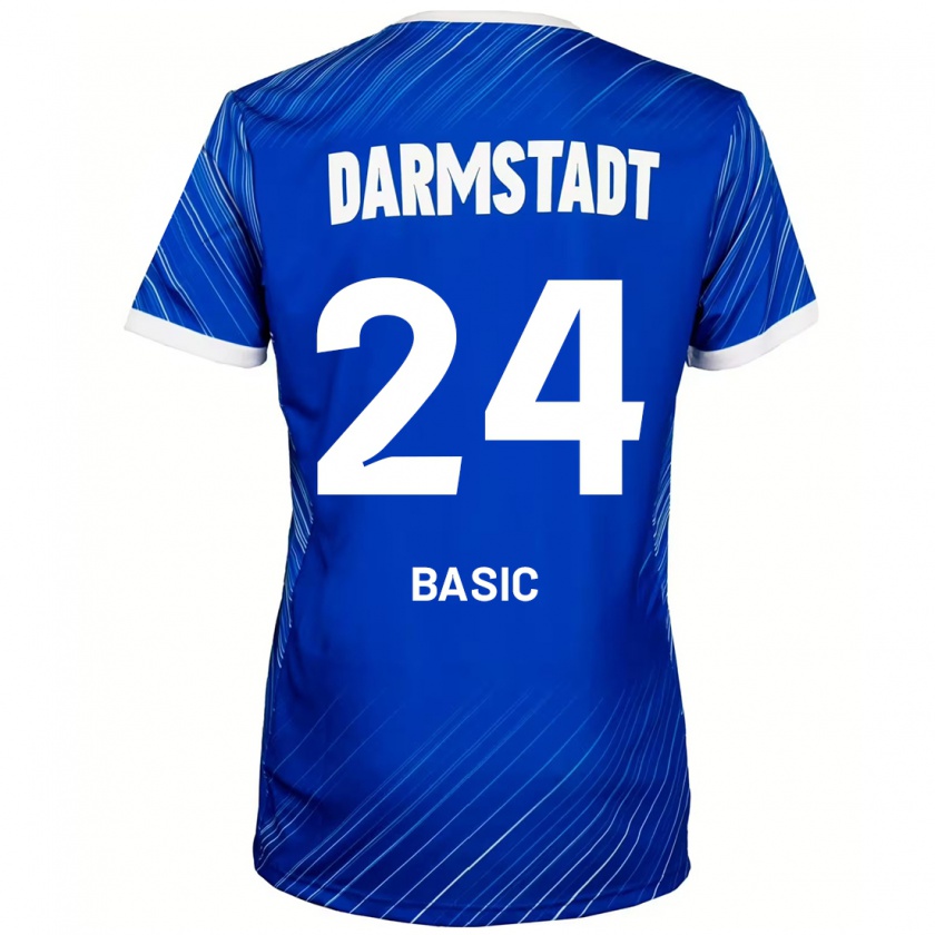 Kandiny Herren Benjamin Basic #24 Blau Weiß Heimtrikot Trikot 2024/25 T-Shirt Österreich