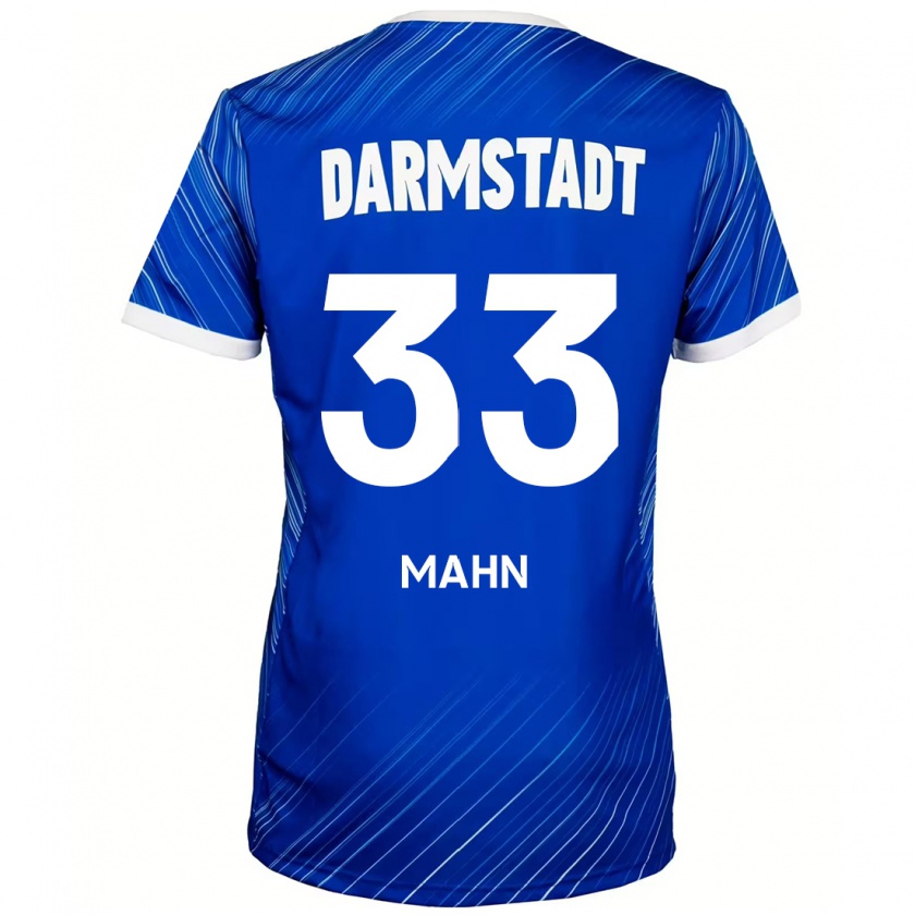 Kandiny Herren Jeremy Mahn #33 Blau Weiß Heimtrikot Trikot 2024/25 T-Shirt Österreich