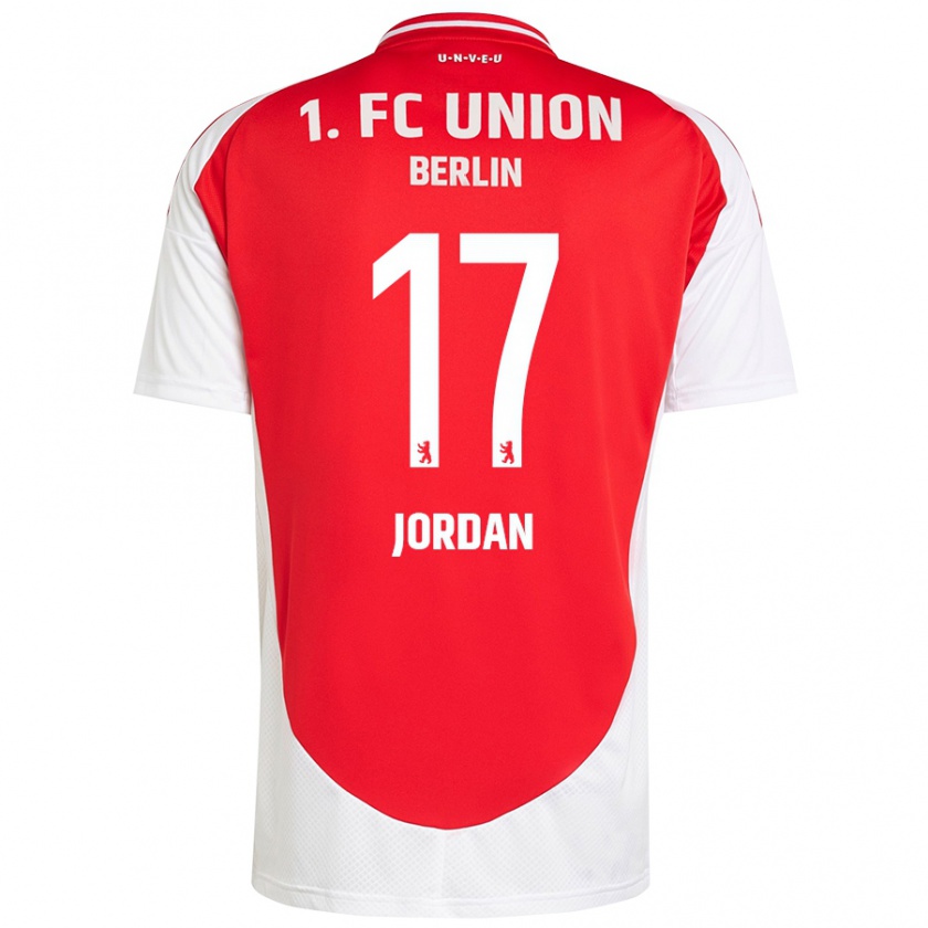 Kandiny Herren Jordan #17 Rot Weiß Heimtrikot Trikot 2024/25 T-Shirt Österreich