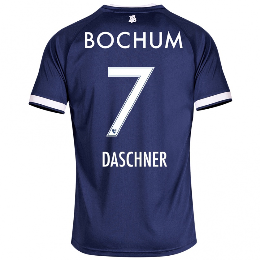 Kandiny Hombre Camiseta Lukas Daschner #7 Azul Oscuro 1ª Equipación 2024/25 La Camisa México